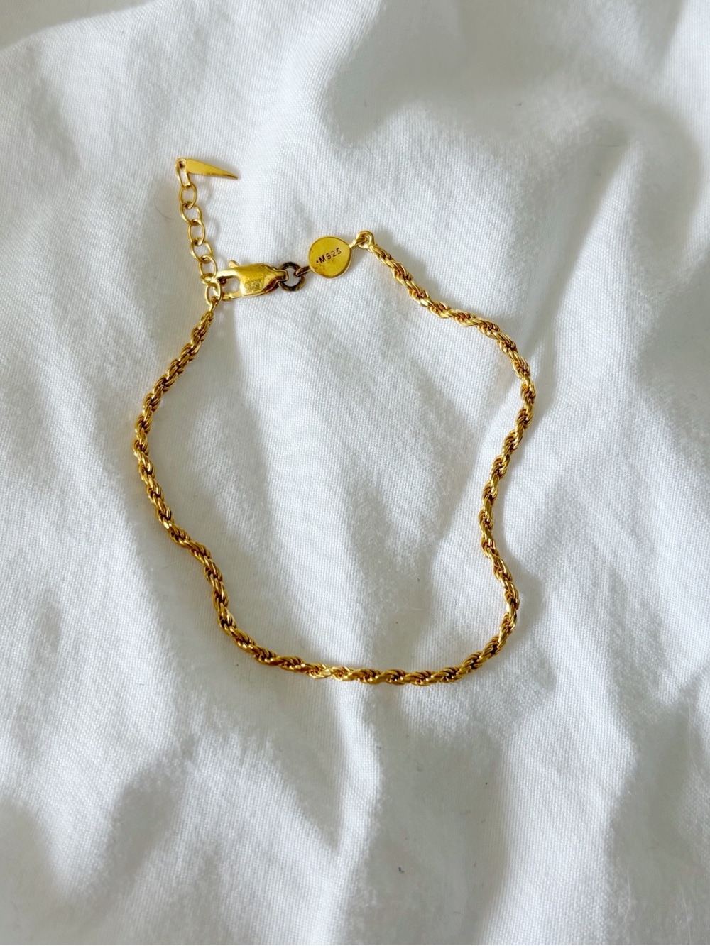 MONICA VINADER Rope Chain Gold Bracelet